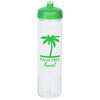 View Image 1 of 2 of PolySure Out of the Block Water Bottle - 24 oz. - Clear
