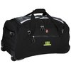 View Image 1 of 4 of Wenger Sporty Gray Ripstop 20" Rolling Duffel - Emb