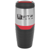 View Image 1 of 2 of Color Accent Travel Tumbler - 16 oz.