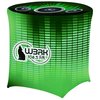 View Image 1 of 4 of Hemmed UltraFit Table Cover - Round  - Cafe Height - Full Color