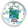 View Image 1 of 1 of Brushed Metal Full Color Wall Clock - 10" - Numbers