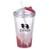 View Image 1 of 3 of Soundwave Dome Top Tumbler - 16 oz.