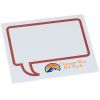 View Image 1 of 4 of Souvenir Designer Sticky Note - 3" x 4" - Message Bubble - 25 Sheet