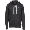 View Image 1 of 1 of J. America Sport Lace Jersey Hooded Tee - Embroidered