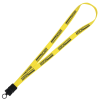 View Image 1 of 2 of Stretchy Elastic Lanyard - 3/4" - 32" - Snap Buckle Release