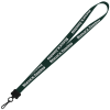 View Image 1 of 3 of Stretchy Elastic Lanyard - 3/4" - 36" - Metal Swivel Snap Hook