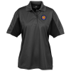 View Image 1 of 3 of Stain Release Colorblock Performance Polo - Ladies'