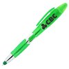 View Image 1 of 3 of Blossom Stylus Pen/Highlighter - Translucent