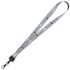 View Image 1 of 2 of Reflective Lanyard - 3/4" - 34" - Metal Lobster Claw