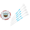 Poker Chip Tee Pack - 3-1/4"