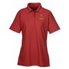 View Image 1 of 3 of Cool & Dry Snag Resistent Pebble-Knit Polo - Ladies'