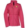 View Image 1 of 3 of Quilted Overlay Fleece Jacket - Ladies'