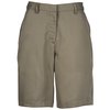 View Image 1 of 2 of Microfiber Pleated Transit Shorts - Ladies'