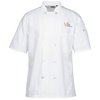 View Image 1 of 4 of Ten Button Short Sleeve Chef Coat with Mesh Back