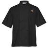 View Image 1 of 3 of Double Breasted Short Sleeve Bistro Shirt