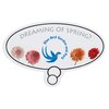 View Image 1 of 1 of Flat Flexible Magnet - Conversation Bubble - Oval