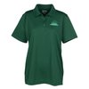 View Image 1 of 2 of Cayenne Jacquard Stripe Wicking Polo - Ladies'