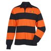 View Image 1 of 3 of Long Sleeve Cotton Rugby Polo