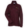 View Image 1 of 3 of Flat Back 1/4-Zip Rib Pullover - Ladies'