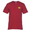 View Image 1 of 2 of Essential Ring Spun Cotton T-Shirt - Men's - Colors - Embroidered