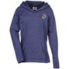 View Image 1 of 3 of Anvil French Terry Crossneck Hoodie - Ladies'