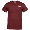 View Image 1 of 2 of Anvil 5.4 oz. Cotton Pocket T-Shirt - Colors