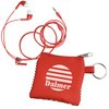 View Image 1 of 4 of Zip It Up Ear Buds w/Pouch