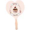 View Image 1 of 2 of Hand Fan - Heart - Full Color