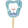 View Image 1 of 2 of Hand Fan - Tooth - Full Color