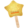 View Image 1 of 2 of Mini Hand Fan - Star - Full Color