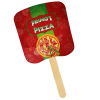 View Image 1 of 2 of Mini Hand Fan - Slice - Full Color