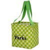 View Image 1 of 2 of Utility Tote - 12-1/2" x 11" - Gingham - 24 hr