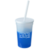 View Image 1 of 6 of Mood Stadium Cup with Straw - 17 oz.