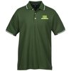 View Image 1 of 3 of Pima Cotton Pique Tipped Polo - Men's