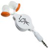 View Image 1 of 2 of Color Dot Retractable Ear Buds