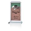 View Image 1 of 2 of Aspire Starfire Glass Award - 9" - Full Color