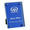 View Image 1 of 2 of Blue Mirror Plaque - 7"