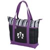 View Image 1 of 3 of Banded Zip Tote