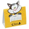 View Image 1 of 3 of Die-Cut Desk Calendar - Cat