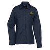View Image 1 of 4 of Roll-Up Sleeve Double Pocket Shirt - Ladies' - 24 hr