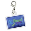 View Image 1 of 5 of Retractable Badge Holder Charm - Rectangle