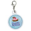 View Image 1 of 5 of Retractable Badge Holder Charm - Round