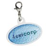 View Image 1 of 5 of Retractable Badge Holder Charm - Oval