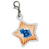 View Image 1 of 5 of Retractable Badge Holder Charm - Star