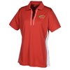 View Image 1 of 3 of Strident Color Block Polo - Ladies'