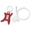 View Image 1 of 3 of Ear Bud Wrap Keychain