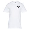 View Image 1 of 2 of Adult 5.2 oz. Cotton Made in USA T-Shirt - White