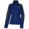View Image 1 of 1 of Microfleece Colorblock Jacket - Ladies'