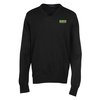View Image 1 of 3 of Jersey Stitch V-Neck Sweater - Men's