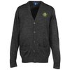 View Image 1 of 3 of V-Neck Button Front Cardigan with Pockets - Men's